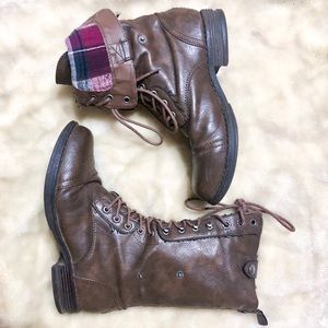 Madden Girl Combat Moto Boots 7.5